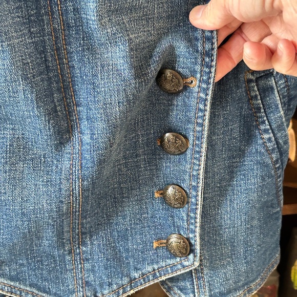 Free People Cropped Denim Jacket - Picture 5 of 14